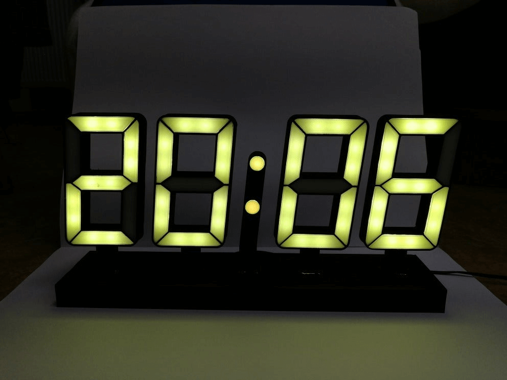 Seven-Segment Display Clock