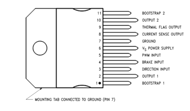 LMD18200T PINOUT