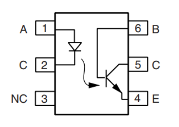 4N25 Internal Setup