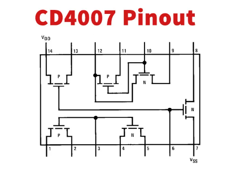 CD4007 Pinout